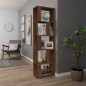 Libreria Rovere Marrone 45x24x160 cm in Legno Multistrato Libreria Rovere Marrone 45x24x160 cm in Legno Multistrato