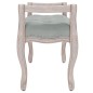 Panca Grigio Chiaro 110x45x60 cm in Velluto Panca Grigio Chiaro 110x45x60 cm in Velluto