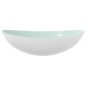 Lavandino in Vetro Temperato 54,5x35x15,5 cm Bianco