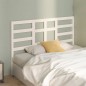 Testiera per Letto Bianca 146x4x104cm in Legno Massello di Pino Testiera per Letto Bianca 146x4x104cm in Legno Massello di Pino