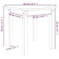 Tavolino da Salotto Miele Ø 55x45 cm in Legno Massello di Pino Tavolino da Salotto Miele Ø 55x45 cm in Legno Massello di Pino
