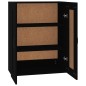 Armadietto Pensile a Parete Nero 69,5x32,5x90 cm Armadietto Pensile a Parete Nero 69,5x32,5x90 cm