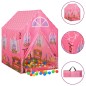 Tenda da Gioco per Bambini Rosa con 250 Palline 69x94x104 cm Tenda da Gioco per Bambini Rosa con 250 Palline 69x94x104 cm