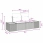 vidaXL Set Divano da Giardino da 10 Pezzi con Cuscini - Rattan Nero e Acacia
