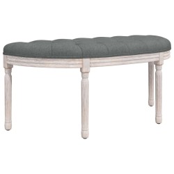 Panca Grigio Scuro 110,5x45x49 cm in Tessuto