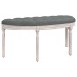 Panca Grigio Scuro 110,5x45x49 cm in Tessuto Panca Grigio Scuro 110,5x45x49 cm in Tessuto