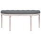 Panca Grigio Scuro 110,5x45x49 cm in Tessuto Panca Grigio Scuro 110,5x45x49 cm in Tessuto
