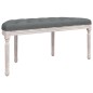 Panca Grigio Scuro 110,5x45x49 cm in Tessuto Panca Grigio Scuro 110,5x45x49 cm in Tessuto