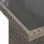 vidaXL Set Divano da Giardino 8 Pezzi con Cuscini Grigio in Rattan Sintetico