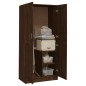 Armadio Rovere Marrone 82,5x51,5x180 cm in Legno Multistrato Armadio Rovere Marrone 82,5x51,5x180 cm in Legno Multistrato