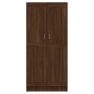 Armadio Rovere Marrone 82,5x51,5x180 cm in Legno Multistrato Armadio Rovere Marrone 82,5x51,5x180 cm in Legno Multistrato