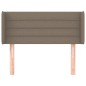 Testiera ad Orecchio Tortora 93x16x78/88 cm in Tessuto Testiera ad Orecchio Tortora 93x16x78/88 cm in Tessuto