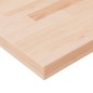 Ripiano 80x20x4 cm Legno Massello di Rovere Non Trattato
