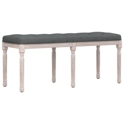 Panca Grigio Scuro 110x40x49 cm in Tessuto
