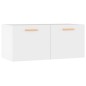 Armadietto a Muro Bianco 80x35x36,5 cm in Legno Multistrato Armadietto a Muro Bianco 80x35x36,5 cm in Legno Multistrato