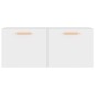 Armadietto a Muro Bianco 80x35x36,5 cm in Legno Multistrato Armadietto a Muro Bianco 80x35x36,5 cm in Legno Multistrato