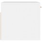 Armadietto a Muro Bianco 80x35x36,5 cm in Legno Multistrato Armadietto a Muro Bianco 80x35x36,5 cm in Legno Multistrato