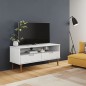 Mobile TV MOLDE Bianca 106x40x49 cm in Legno Massello di Pino Mobile TV MOLDE Bianca 106x40x49 cm in Legno Massello di Pino