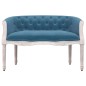 Panca Blu 98x56x69 cm in Velluto