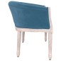 Panca Blu 98x56x69 cm in Velluto