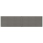 Pannelli Murali 12 pz Grigio Chiaro 60x15 cm Tessuto 1,08 m² Pannelli Murali 12 pz Grigio Chiaro 60x15 cm Tessuto 1,08 m²