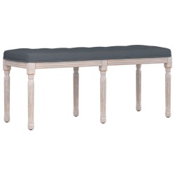 Panca Grigio Scuro 110x40x49 cm in Velluto