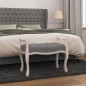 Panca Grigio Scuro 80x45x60 cm in Tessuto Panca Grigio Scuro 80x45x60 cm in Tessuto