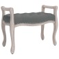 Panca Grigio Scuro 80x45x60 cm in Tessuto Panca Grigio Scuro 80x45x60 cm in Tessuto
