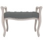 Panca Grigio Scuro 80x45x60 cm in Tessuto Panca Grigio Scuro 80x45x60 cm in Tessuto
