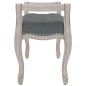 Panca Grigio Scuro 80x45x60 cm in Tessuto Panca Grigio Scuro 80x45x60 cm in Tessuto