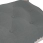 Panca Grigio Scuro 80x45x60 cm in Tessuto Panca Grigio Scuro 80x45x60 cm in Tessuto