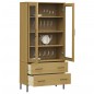 Libreria con Gambe Metallo Marrone 85x35x172,5 cm Massello OSLO Libreria con Gambe Metallo Marrone 85x35x172,5 cm Massello OSLO