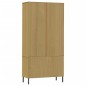 Libreria con Gambe Metallo Marrone 85x35x172,5 cm Massello OSLO Libreria con Gambe Metallo Marrone 85x35x172,5 cm Massello OSLO