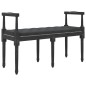 Panca Nera 110x40x70 cm in Velluto Panca Nera 110x40x70 cm in Velluto