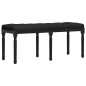 Panca Nera 110x40x49 cm in Velluto Panca Nera 110x40x49 cm in Velluto