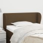 Testiera ad Orecchio Marrone Scuro 83x23x78/88 cm in Tessuto Testiera ad Orecchio Marrone Scuro 83x23x78/88 cm in Tessuto