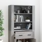 Credenza Grigio Sonoma in Legno Multistrato Credenza Grigio Sonoma in Legno Multistrato