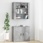 Credenza Grigio Cemento in Legno Multistrato Credenza Grigio Cemento in Legno Multistrato