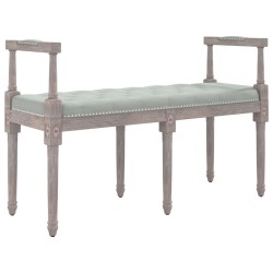 Panca Grigio Chiaro 110x40x70 cm in Velluto