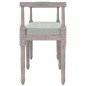 Panca Grigio Chiaro 110x40x70 cm in Velluto Panca Grigio Chiaro 110x40x70 cm in Velluto