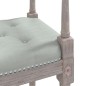 Panca Grigio Chiaro 110x40x70 cm in Velluto Panca Grigio Chiaro 110x40x70 cm in Velluto
