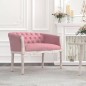 Panca Rosa 98x56x69 cm in Velluto Panca Rosa 98x56x69 cm in Velluto