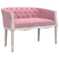 Panca Rosa 98x56x69 cm in Velluto Panca Rosa 98x56x69 cm in Velluto