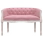 Panca Rosa 98x56x69 cm in Velluto Panca Rosa 98x56x69 cm in Velluto