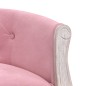 Panca Rosa 98x56x69 cm in Velluto Panca Rosa 98x56x69 cm in Velluto