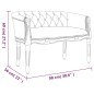Panca Rosa 98x56x69 cm in Velluto Panca Rosa 98x56x69 cm in Velluto