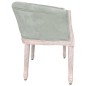 Panca Grigio Chiaro 98x56x69 cm in Velluto Panca Grigio Chiaro 98x56x69 cm in Velluto