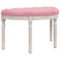 Panca Rosa 81,5x41x49 cm in Velluto Panca Rosa 81,5x41x49 cm in Velluto