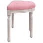 Panca Rosa 81,5x41x49 cm in Velluto Panca Rosa 81,5x41x49 cm in Velluto