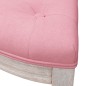 Panca Rosa 81,5x41x49 cm in Velluto Panca Rosa 81,5x41x49 cm in Velluto